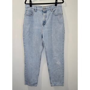 Crossroads High‎ Waist Relaxed Light Wash Retro Women's Mom Jeans Size 14S